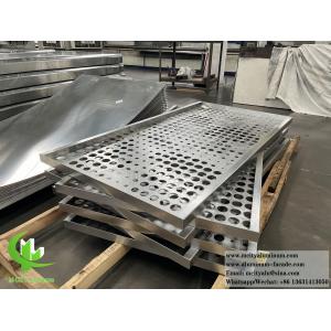 China Perforating Metal Screen Aluminium Sheet 3mm Tthickness PVDF Durable Coating for external wall cladding decoration wholesale