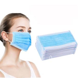 Hypoallergenic Face Mask Surgical Disposable 3 Ply Non Irritating Economic