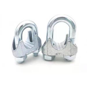 China Din741 Metal Rope Clip Cast Iron With U Bolt Zinc 6mm supplier