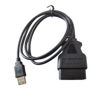 China OEM 16 Pin OBDII To USB Cable Female To Male 2A For Automotive on sale