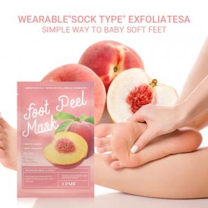 China 40ml Juice Peach Foot Peel Mask Deep Moisturizing Exfoliating Socks supplier