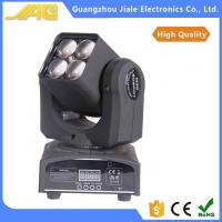 China New 4pcs 10w  4in1 Led Mini Moving Head Light Wash Zoom Light Dj Lights on sale