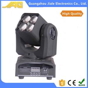 China New 4pcs 10w  4in1 Led Mini Moving Head Light Wash Zoom Light Dj Lights supplier