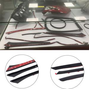 Rubber Accessories Automotive Lamps Rubber Parts Adhesive Black Rubber Strips For Automotive Lamps