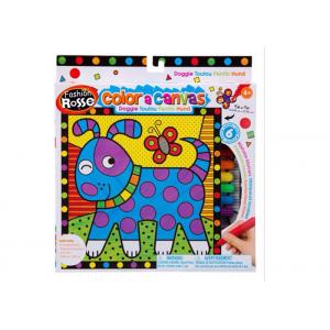 DIY Preprinted Arts And Crafts Toys Fabric Painting Toy 6 Color 9 - Inch For Girls