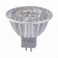3 x 1W LED Spotlight, GX5.3 Lamp Holder, 12V DC Input Voltage, 200lm Pure White Luminous Flux