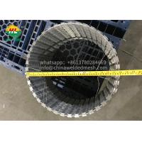 China BTO22 Concertina Barbed Wire Galvanized Steel Material Double Loop With Clips 450mm on sale