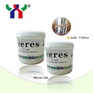 China Solvent Base Mirror 45 Sqm Silver Ink Pvc Screen Printing Ink Transparent PET supplier