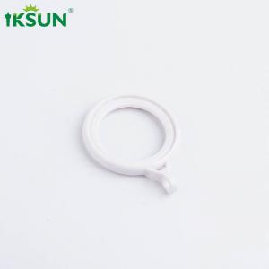China Round Stable White Curtain Rod Rings For 28mm Curtain Rod Set supplier