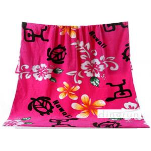 China Bulk Logo Pbk Children Custom Printed Beach Towels Thick  Absorbent 80*160cm supplier