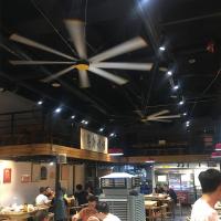 China 8FT Brushless Sliver Grey Industrial Ventilation Fan for Restaurant Warehouse Farms Home on sale