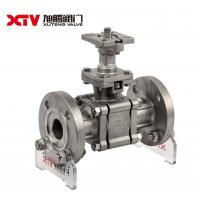 China 3PC Flange Ball Valve Stainless Steel Full Port for Water Media within Q41F-PN64 on sale