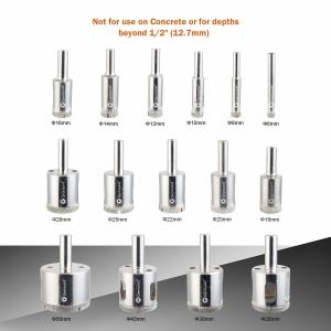 China 15PC Diamond Core Drill Bit Set для стеклянных плиток из фарфора supplier
