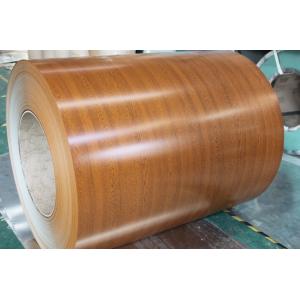 Wood Like Galvanized Steel Q345 Colour Coated Sheet Coil 0.14mm