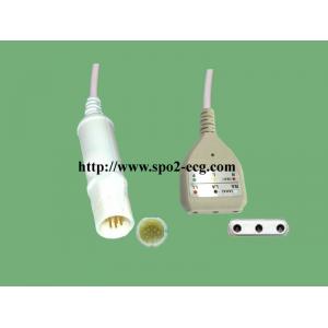 China Professional SIEMENS ECG Cable Light Weight PM8010 PM8014 AHA And IEC supplier