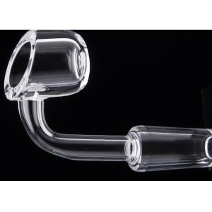 Harmless Quartz Glassware , Fused Silica Quartz Withstands High Temperature
