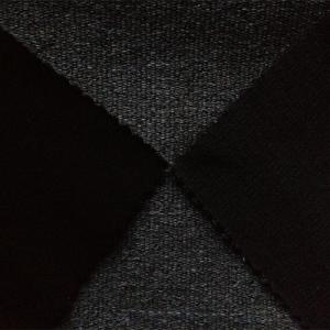 China black stretch knit denim for jeans/pants/garment supplier