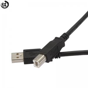 China USB Printer Cable 2.0 Scanner Cable Type A to B Male 1m 2m 3m 4m 5m Type B port supplier