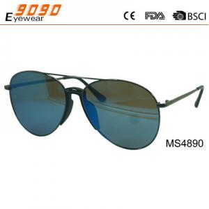 2018 fashion  pilot metal sunglasses with 100% UV protection lens, suitable for men and women