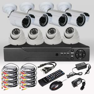 China CCTV Security DIY  8CH 720P 1.0MP Camera AHD DVR Day Night Home Surveillance System supplier