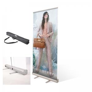 Stable Retractable Display Signs , Custom Printing Retractable Vertical Banner