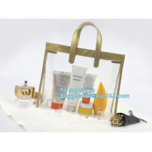 Custom Brand 100% ECO-Friendly Plastic/PP/PVC Handle bag for toy package, handle bag with snap button, packaging tote ba