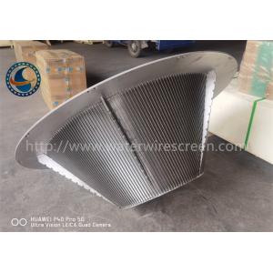 Ss304 0.25mm Slot Wedge Wire Screen Filter With Flange