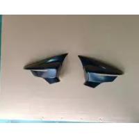 ABS Glossy Carbon Look X-Horn Exterior Rear View Mirror For Seat Leon