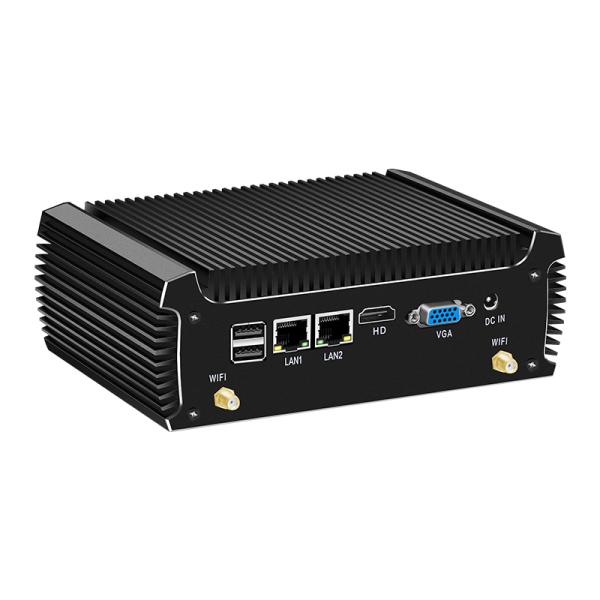 Intel Core i3 8130U Mini PC  With 6 USB 1 HD Fanless Industrial PC