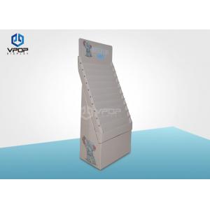 China Clothes Corrugated Cardboard Display Stands Sturdy Structure For Chain Store supplier