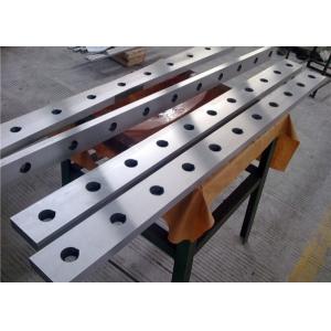 China 9CrSi Steel Sheet Metal Alligator Shear Blades For Cut To Length Line supplier