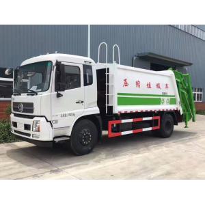 Rear Loader 12cbm Garbage Compactor Truck Carbon Steel Q235B For Waste Management