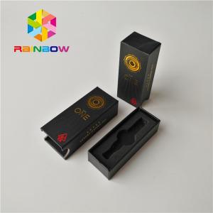 China Custom Size Vape Cartridge Packaging Boxes Cbd Atomizer Kit Matte Surface Finish supplier