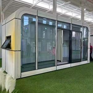 Economic Movable Prefab Capsule Hotel Apple Cabin Container House