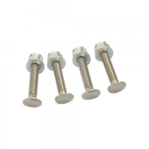 JIS M4 Stainless Steel Bolts 400MPa 4.6 Grade Bolts Sliver