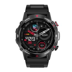 Waterproof Men'S Rugged Bluetooth Calling Smartwatch Fitness Tracker 128M Flash