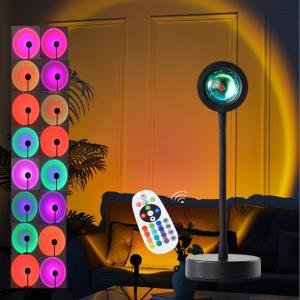 Mini robot-like toy modeling indoor colorful touch usb led night light rainbow projection table lamp projector sunset l