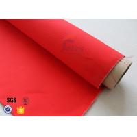 China Red Acrylic Fiberglass Fire Blanket 480gsm 39 Industrial Fire Resistance on sale