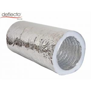 Silenced Insulated Flexible Air Duct Hose 100mm - 300mm Diameter For Air Conditioning