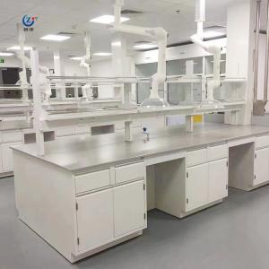 75x90cm Biology Lab Furniture , 4 Handles Laboratory Work Benches