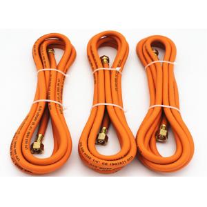 China 1/4 Inch Flexible Propane Gas Hose , flexible gas hose Orange Color supplier