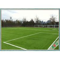 China The Three - Spine Design Soccer Artificial Grass To Avoid Splitting And Bifurcation on sale