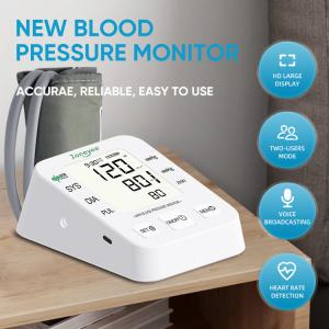 China FDA CE Medical Certified Digital LCD Aneroid Sphygmomanometer Upper Arm BP Monitor Big Cuff Blood Pressure Monitor supplier