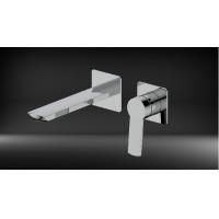 China 2 Hole Single Lever Mixer Tap Flush Mounted For Wash Bowls on sale