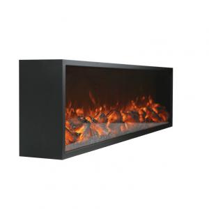 China 60inch 1500mm LED Light Pure Decor Built-in Electric Fireplace With APP supplier