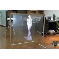 China Reflective Transparent Projection Screen Film , Advertisement Holographic Projection Film,Holographic Vinyl Film  on sale