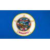 China Minnesota State Flag 4 Rows Stitching Canvas Heading Dupont Nylon 66 wholesale