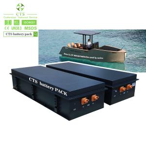 CTS 30kwh Marine Battery Pack 96V 300Ah Lifepo4 Battery For Electric Boat