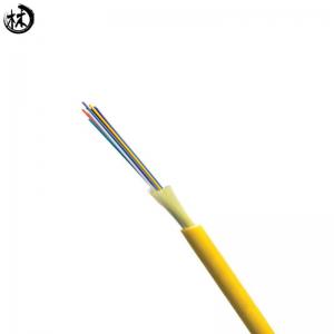 China Indoor 6 Cores Fiber Optic Drop Cable , Multimode Fiber Optic Cable supplier