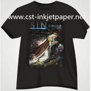 190gsm dark color Iron on Inkjet T-shirt transfer paper for 100% cotton material